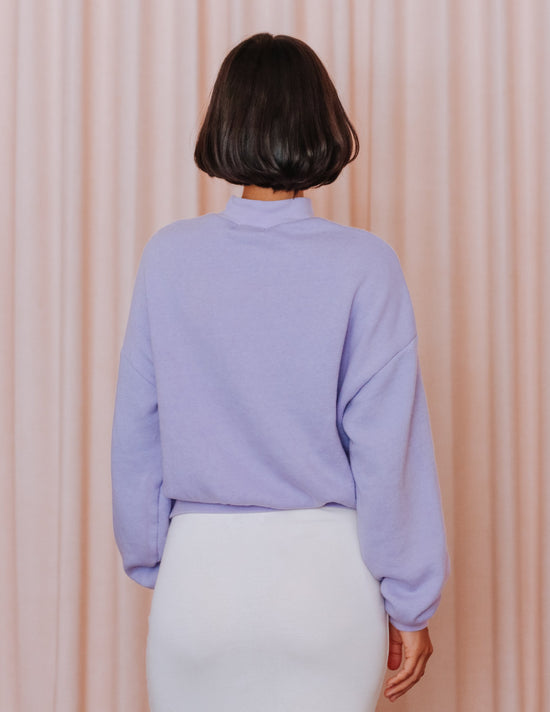 Blank Softie Sweatshirt - Lavender