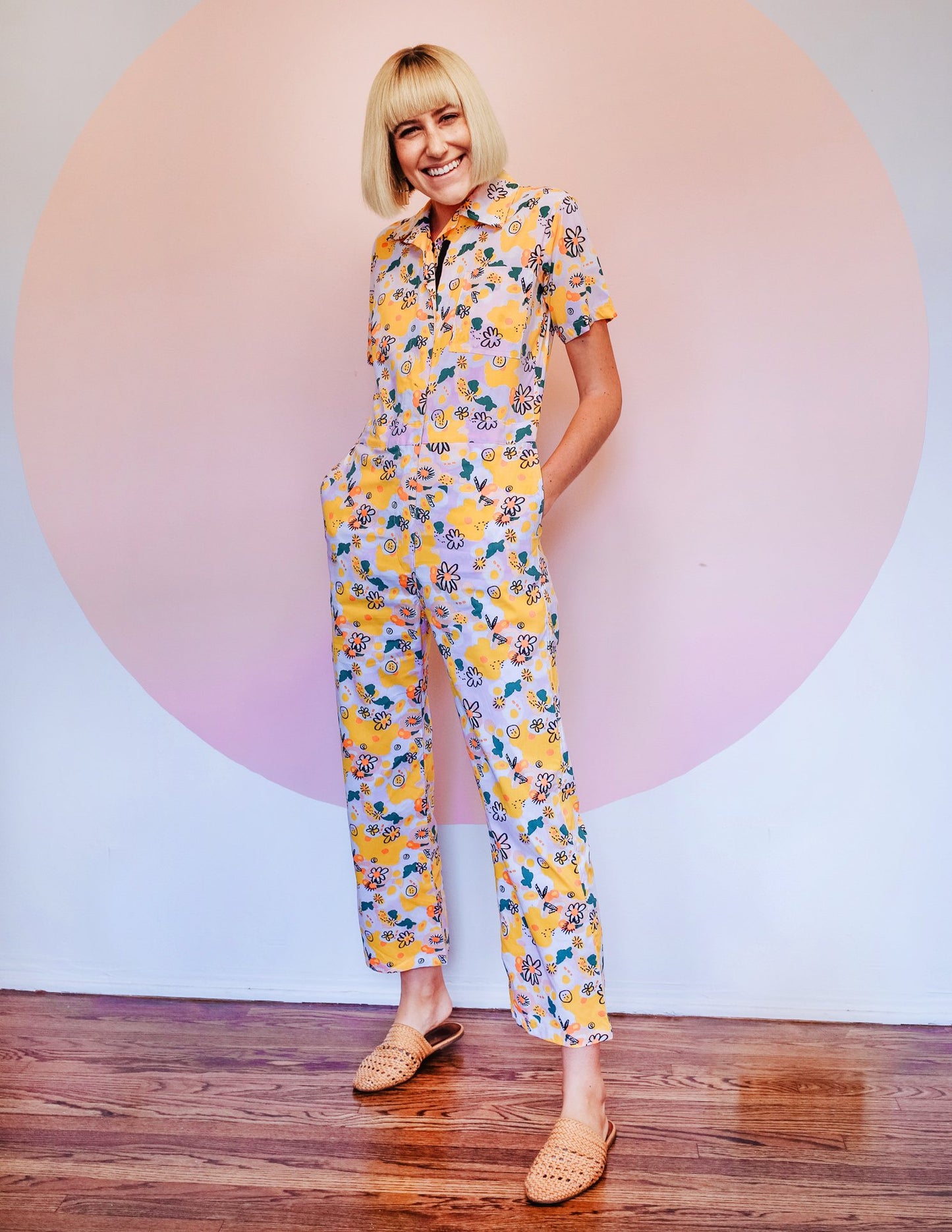 Floral Coverall