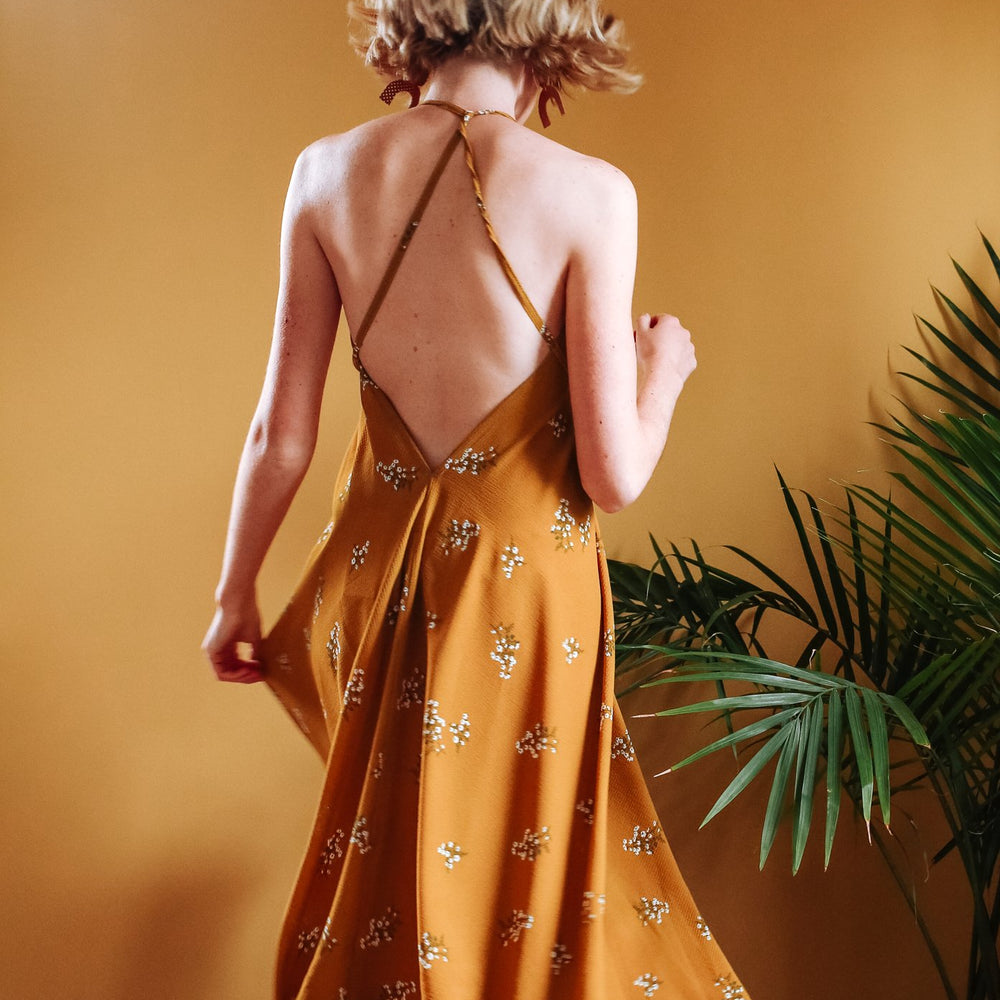 
                      
                        Topanga Dress - Mustard Floral
                      
                    