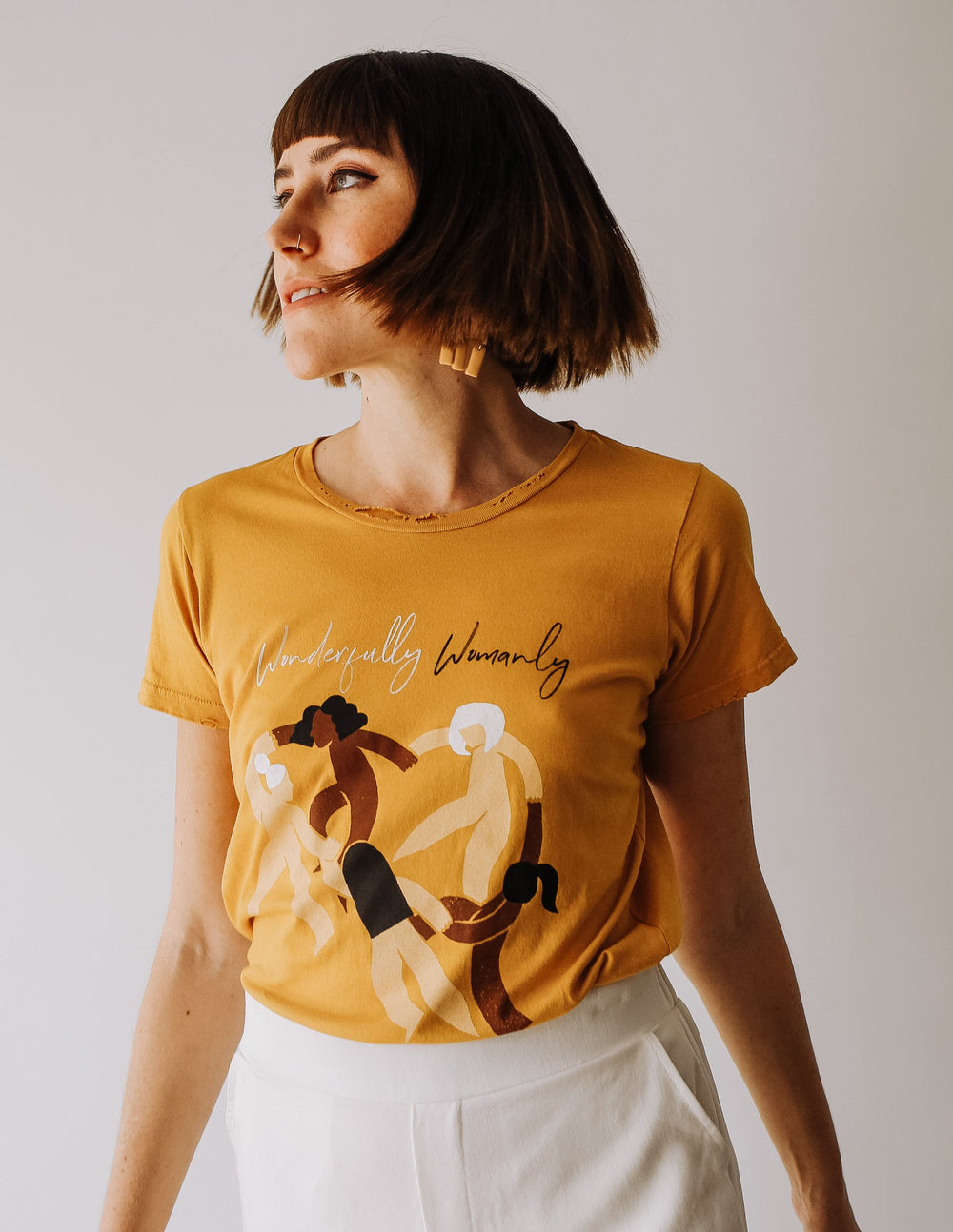 Womanly Tee - Mustard