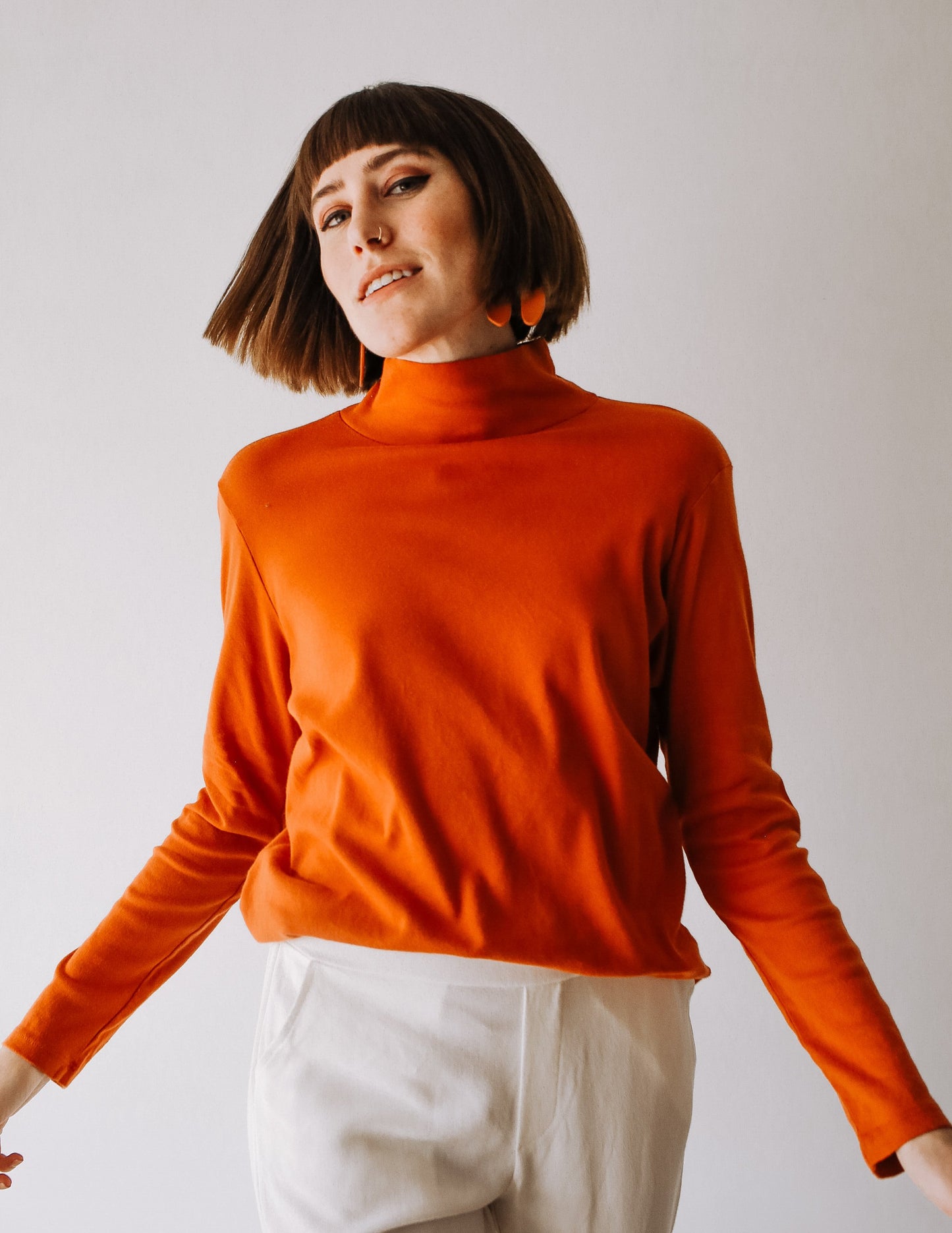 Rust Turtleneck