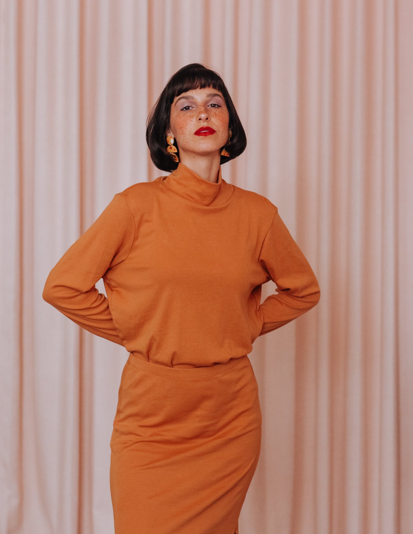 Basic Turtleneck - Cognac