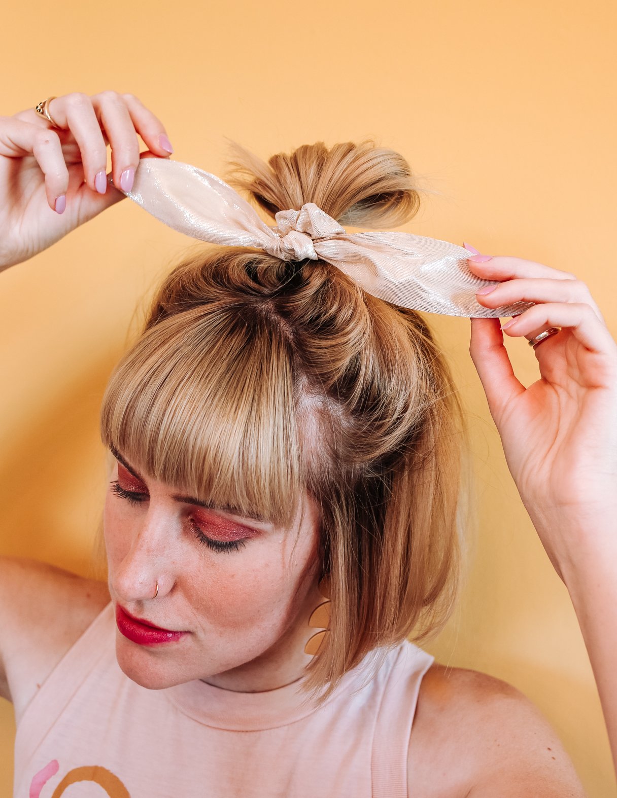 Silk Scrunchie Tie - The Dolly