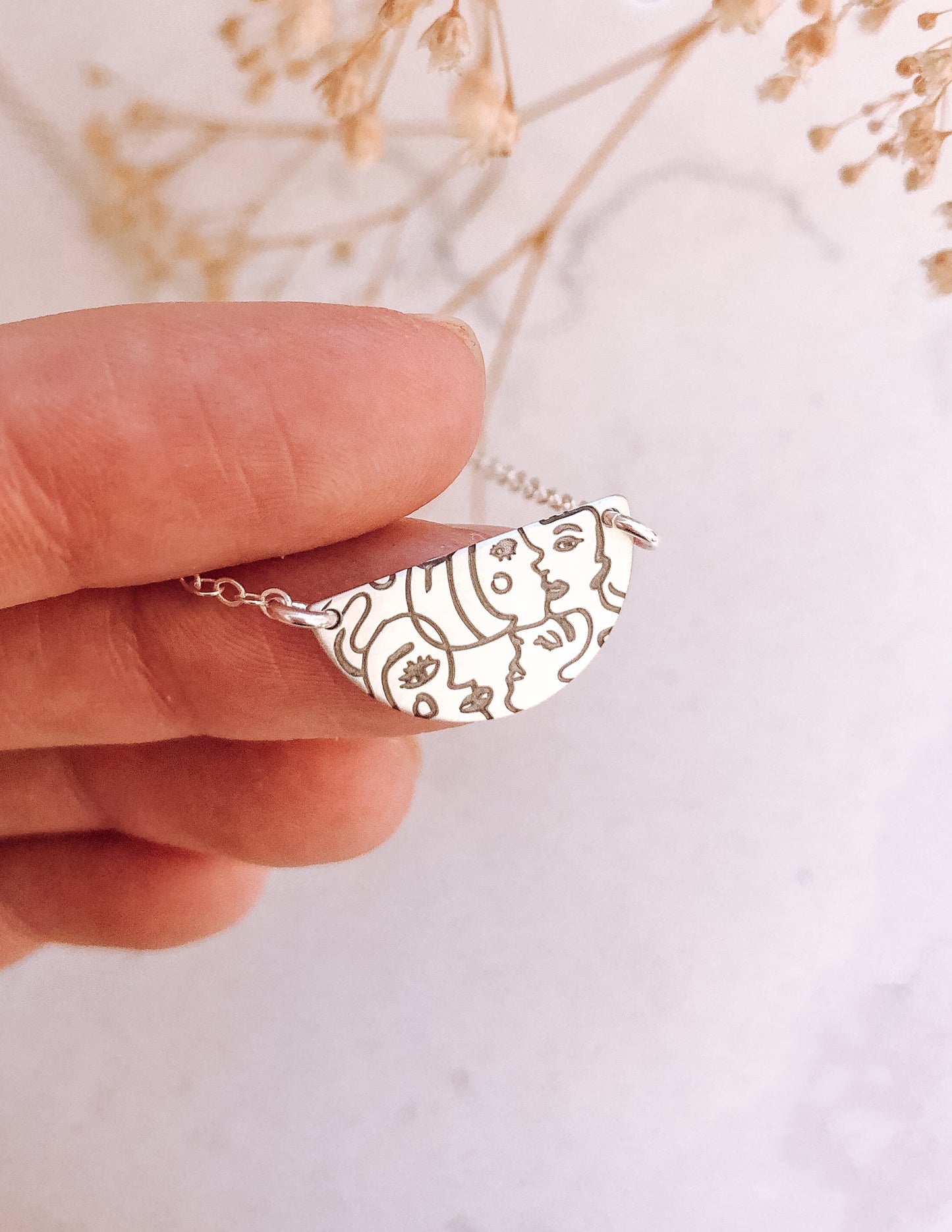 Be(you)tiful Half Moon Necklace