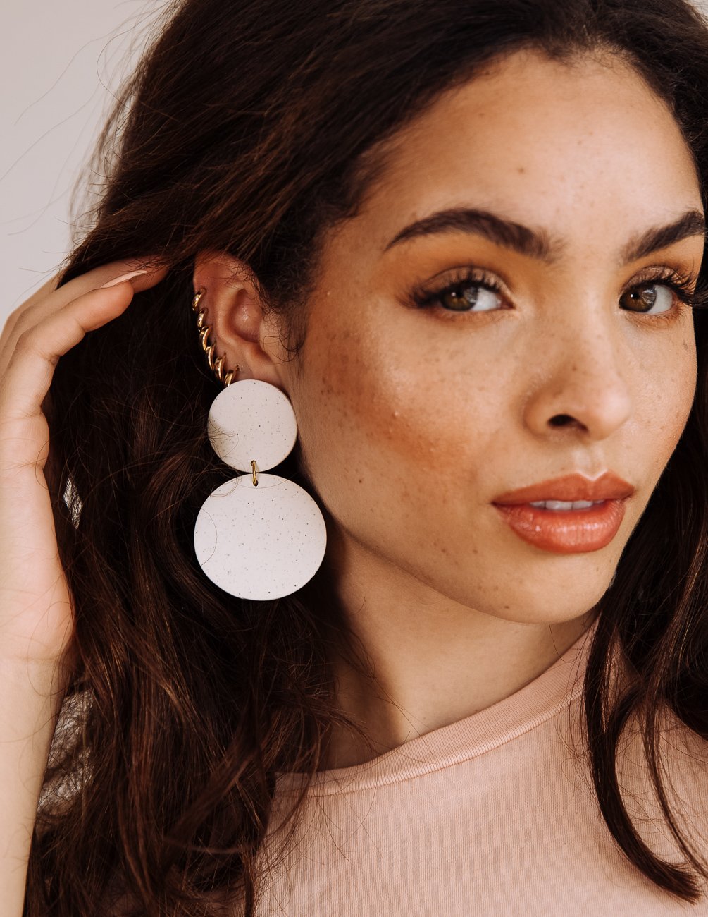 Double Circle Earrings