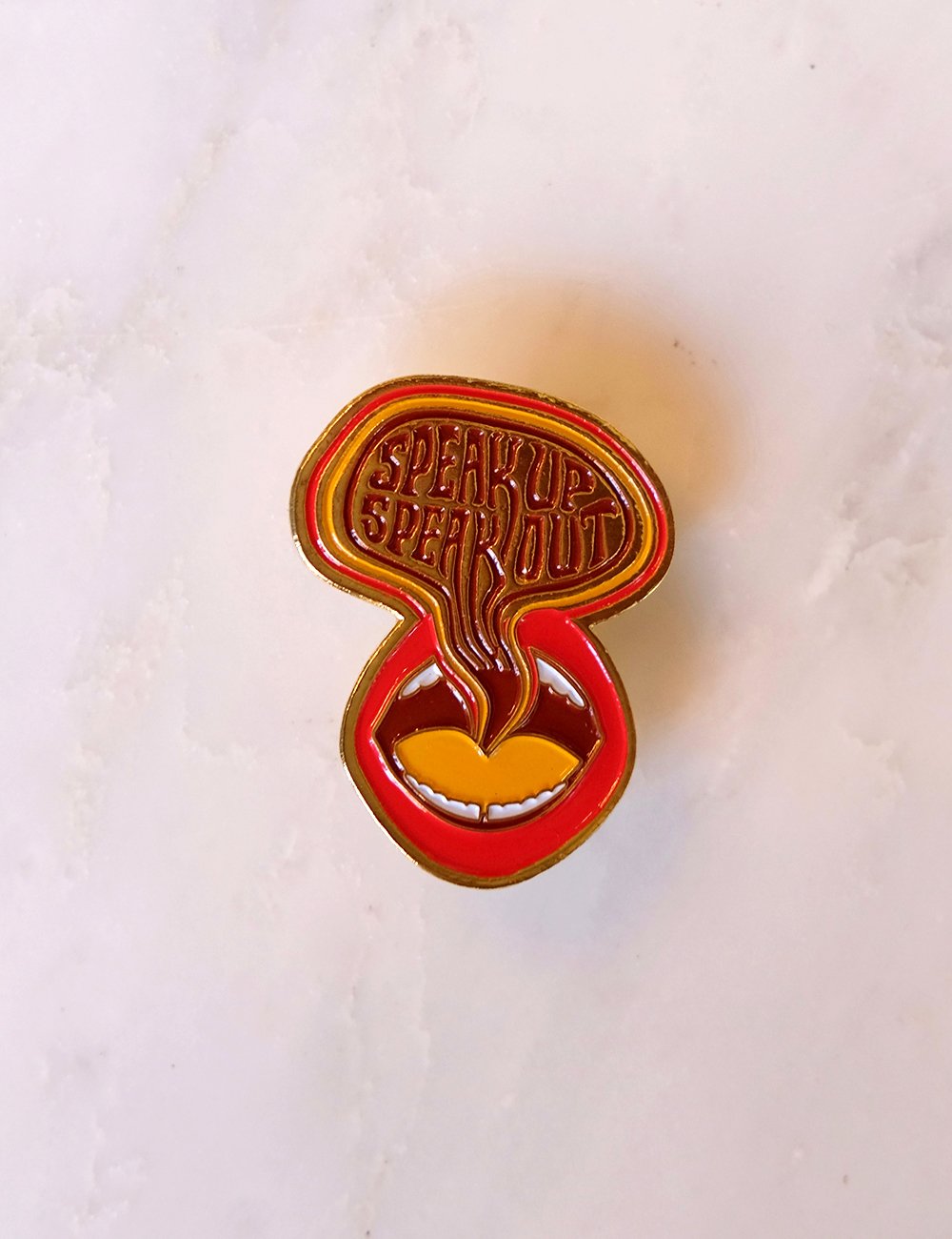 Speak Up Pin