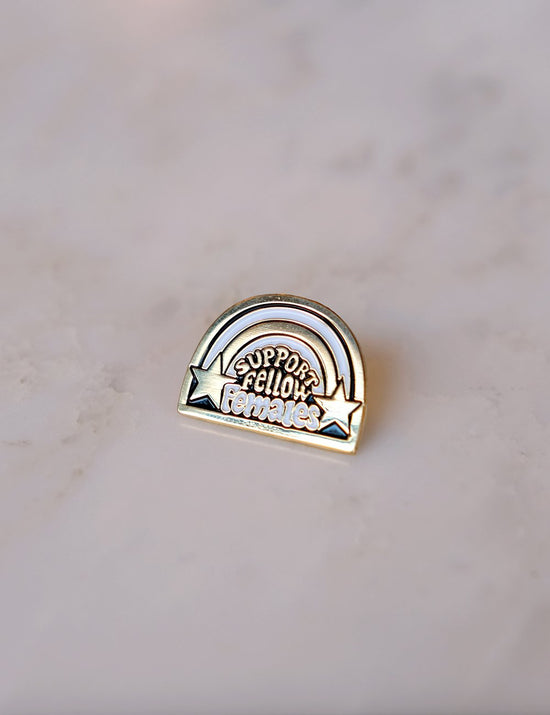 Support Fellow Females Pin