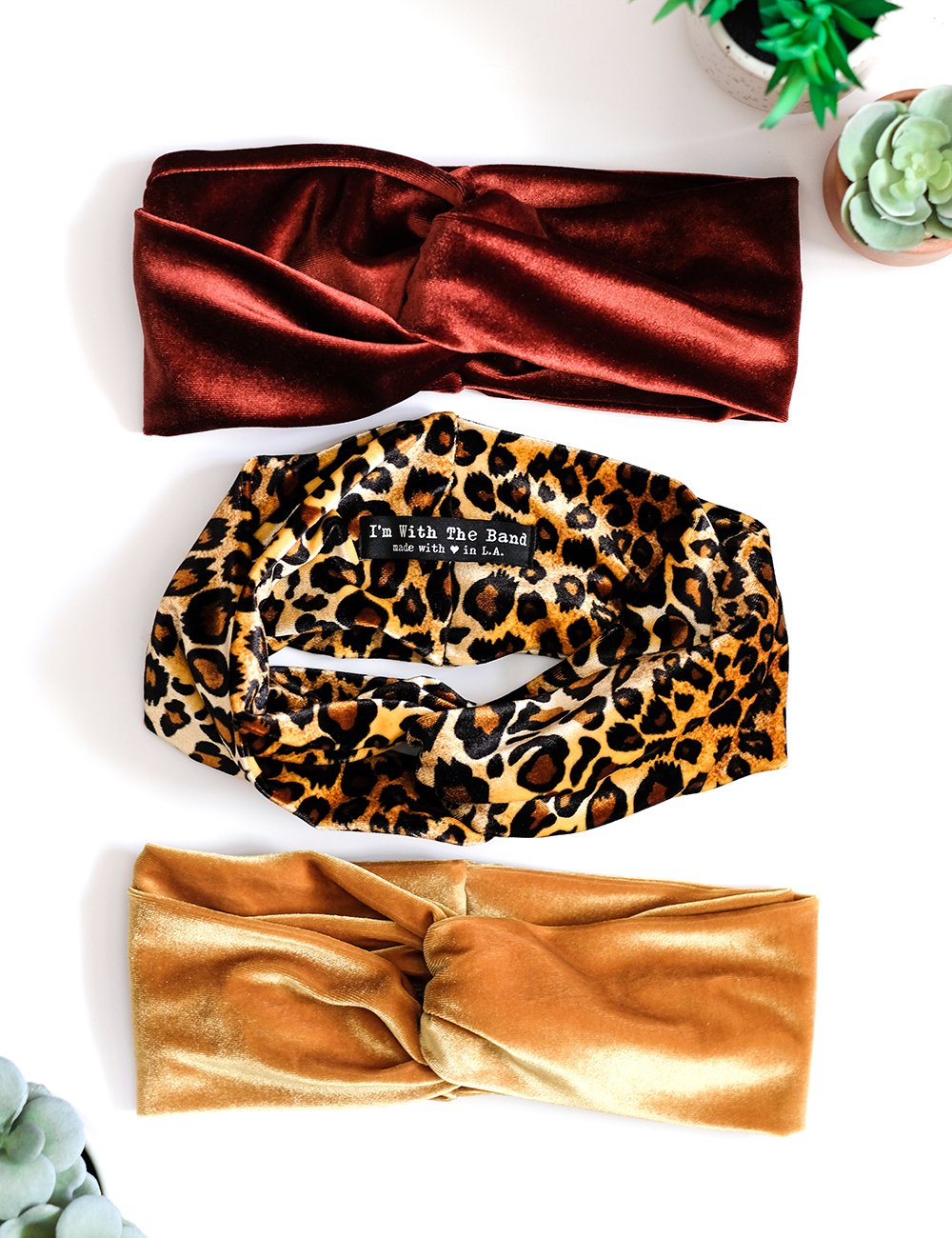 Velvet Wrap Headbands (Multiple Colors)