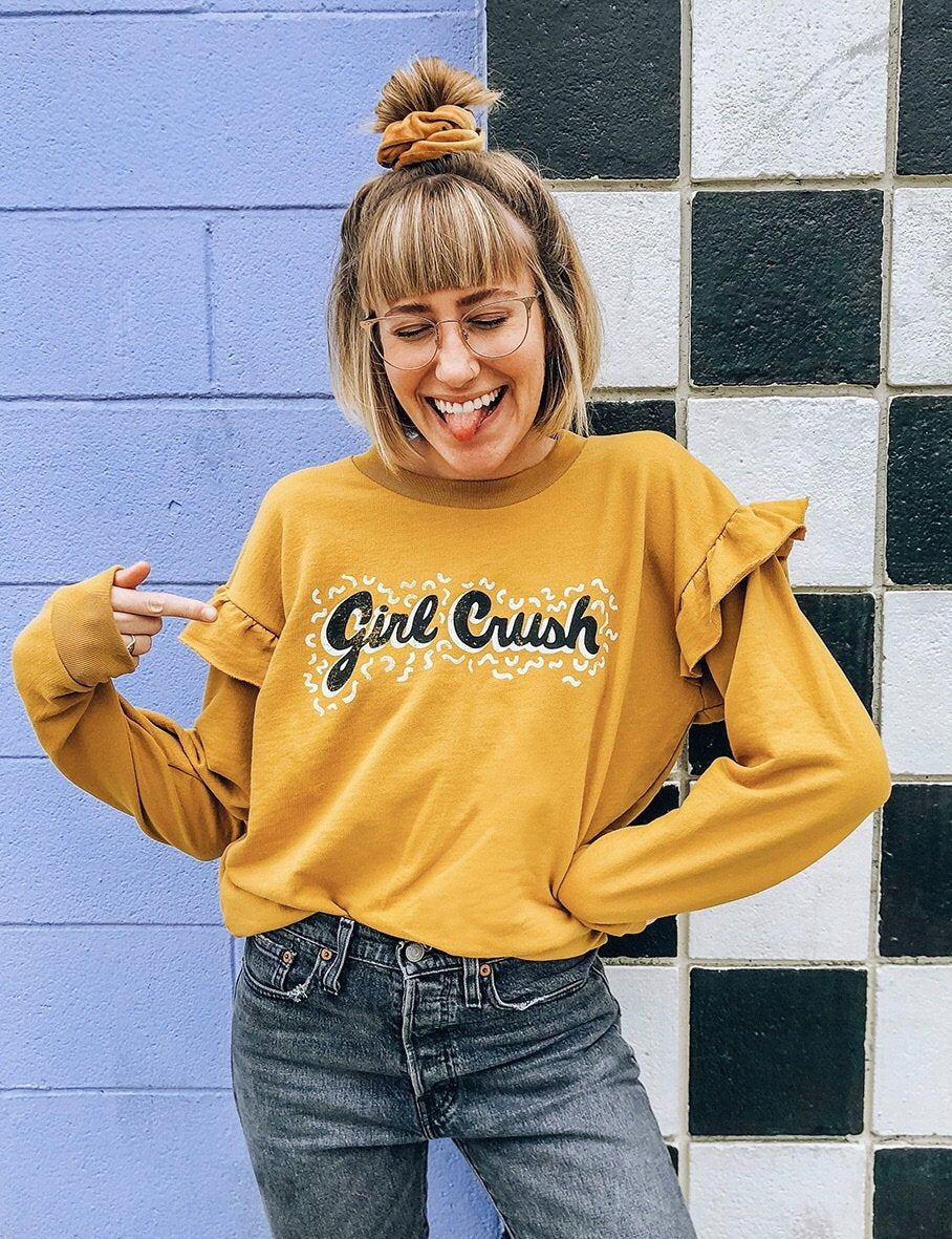 Girl Crush Ruffle Sweater