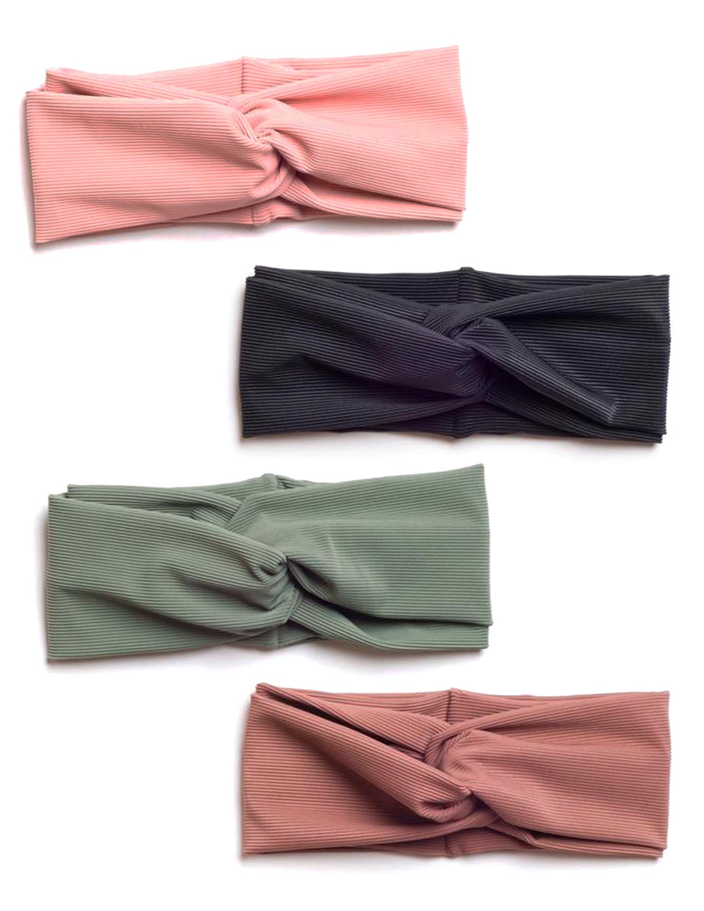 Ribbed Wrap Headbands (Multiple Colors)