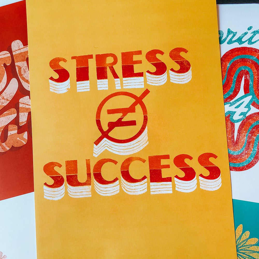 
                      
                        Stress Doesn't Equal Success Poster
                      
                    