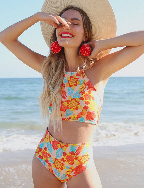 Sweet Suit - High Waisted Bottoms & Halter