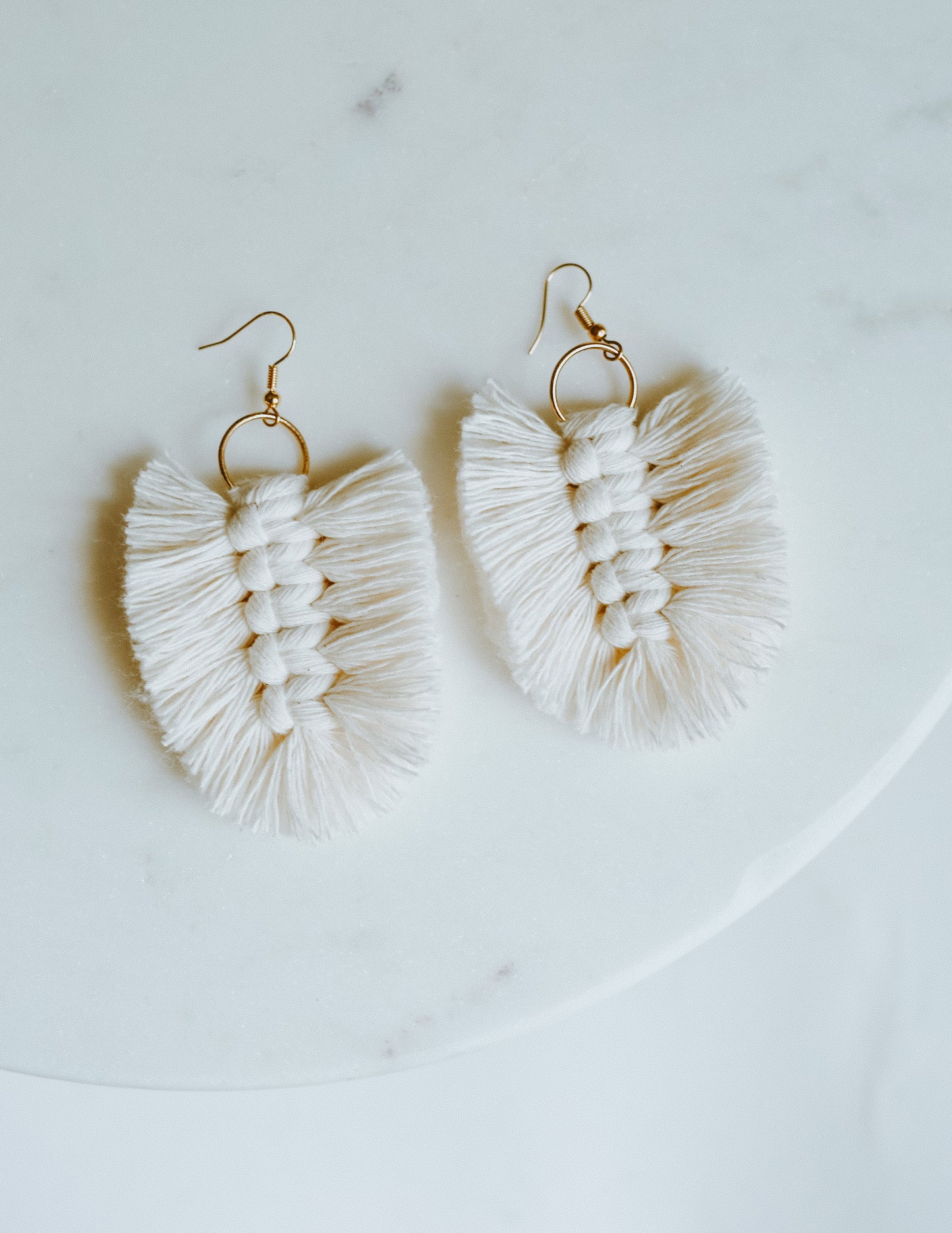 Feathered Earrings - Natural
