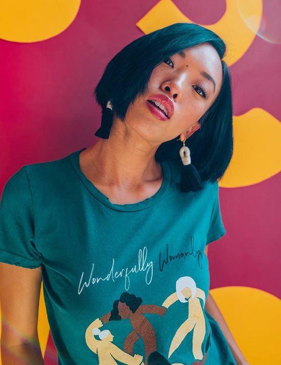 Womanly Tee - Emerald